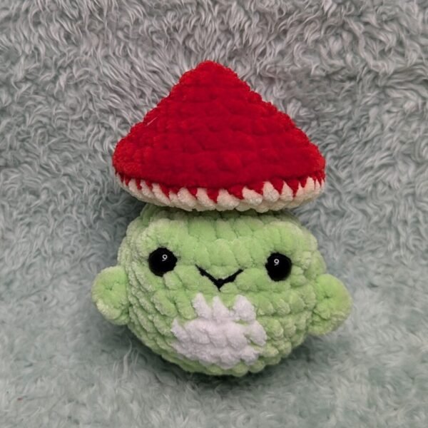 popping mushroom frog