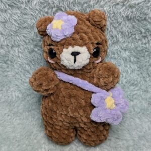 brown bear purple