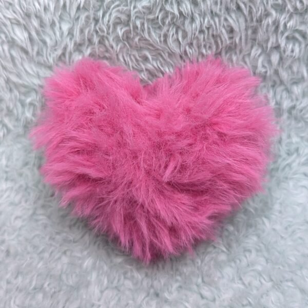 pink fluffy heart