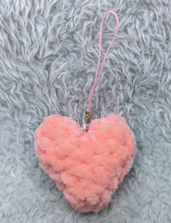 peach heart tag
