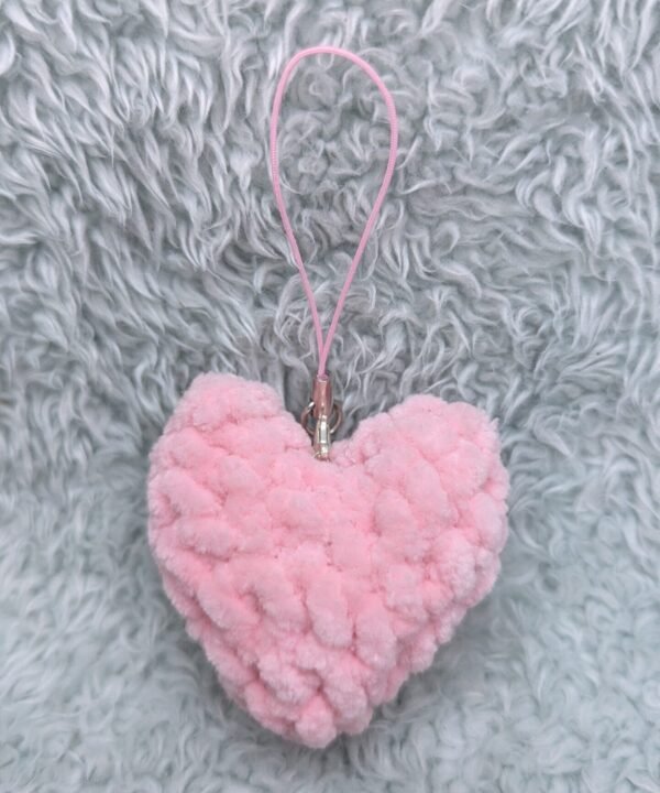 pink heart tag