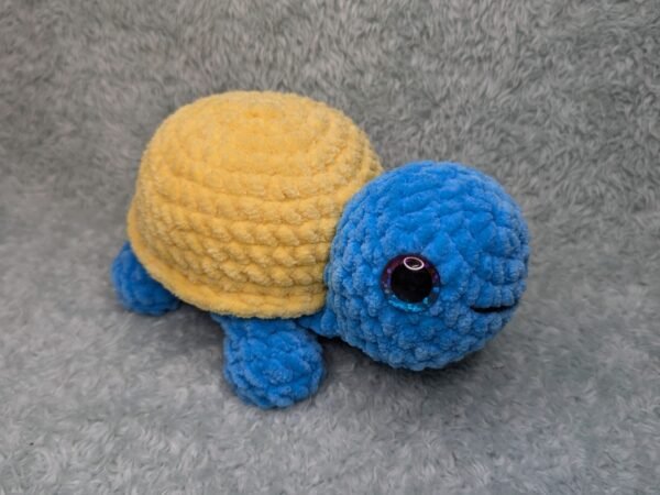 blue yellow tortoise