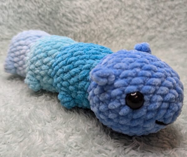 blue caterpillar